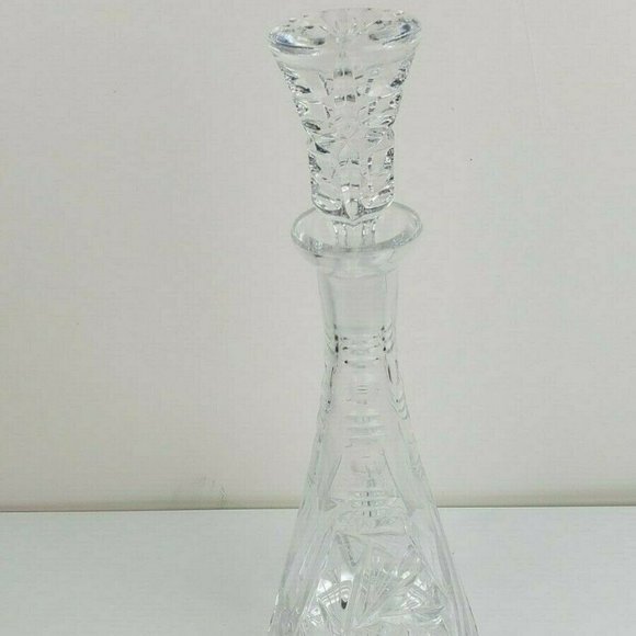 Crystal Wine Decanter Clear Stopper Alcohol - Picture 2 of 7